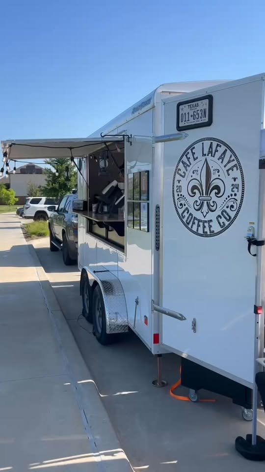 Beignets and Signature Drinks at Café LaFaye Coffee Co. Stand