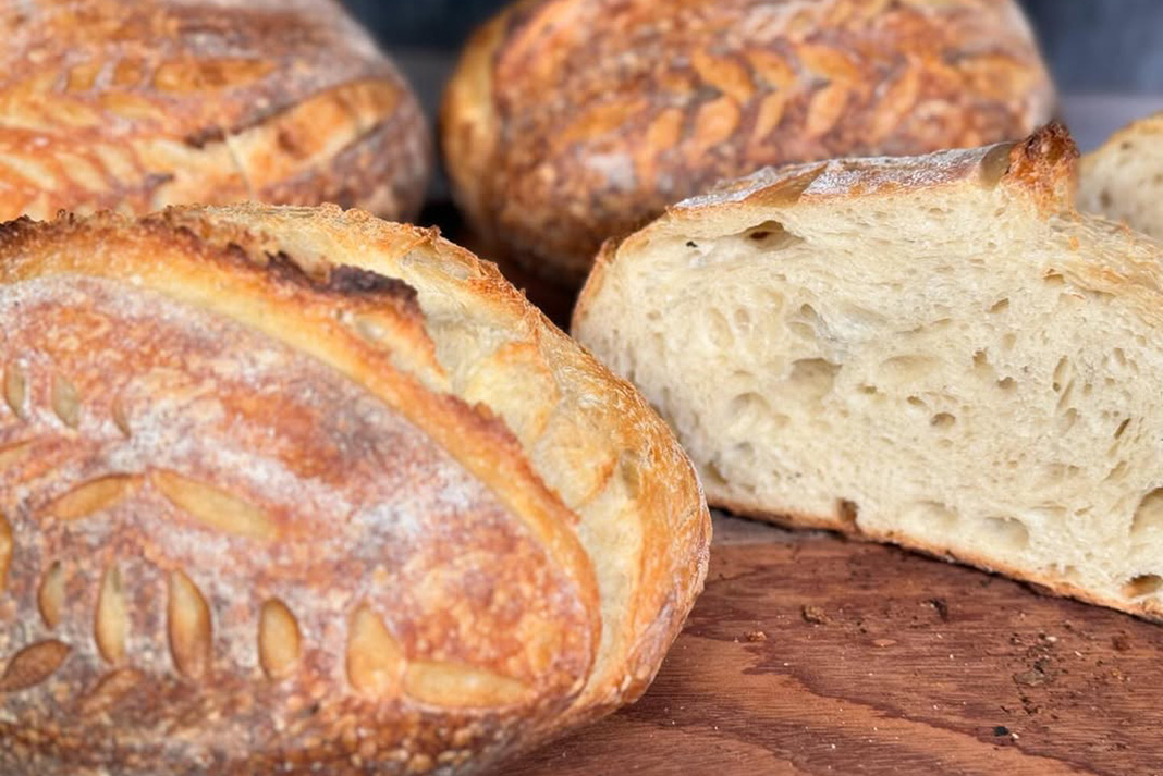 Beautiful sourdough loaves by Fixing A Feast