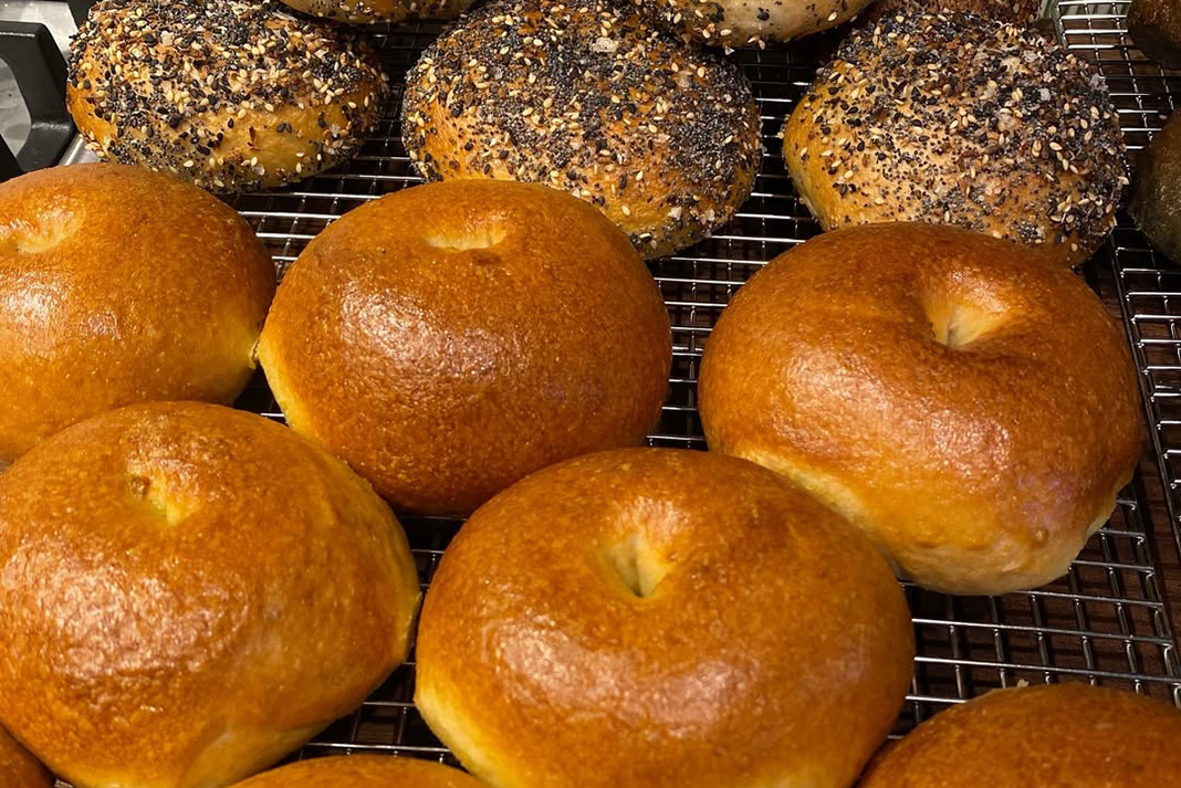 Incredible sourdough bagels by Fixing A Feast