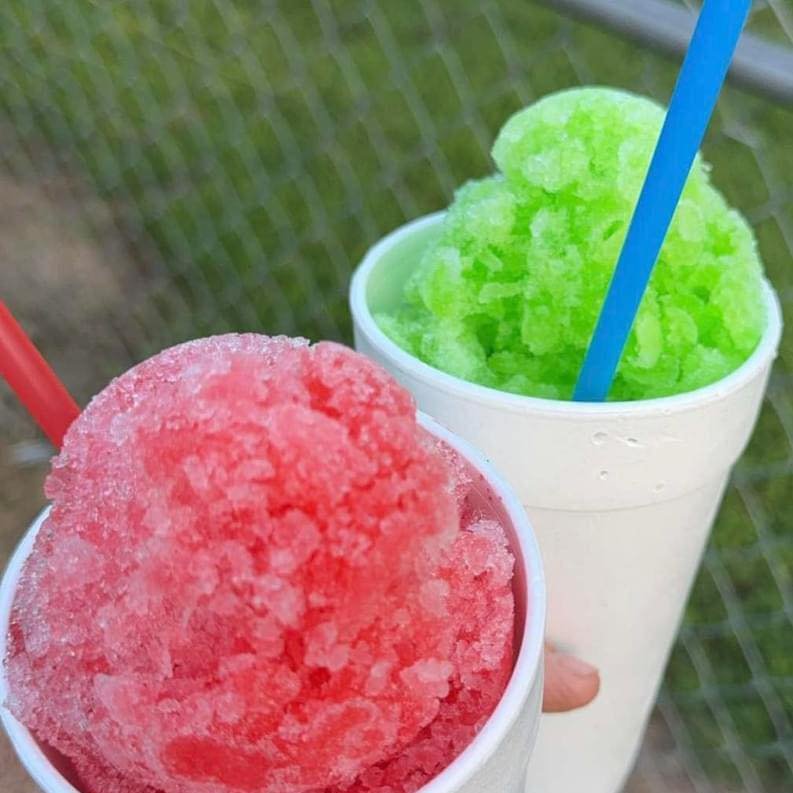 Frosty’s Shaved Ice Menu in Denison, TX