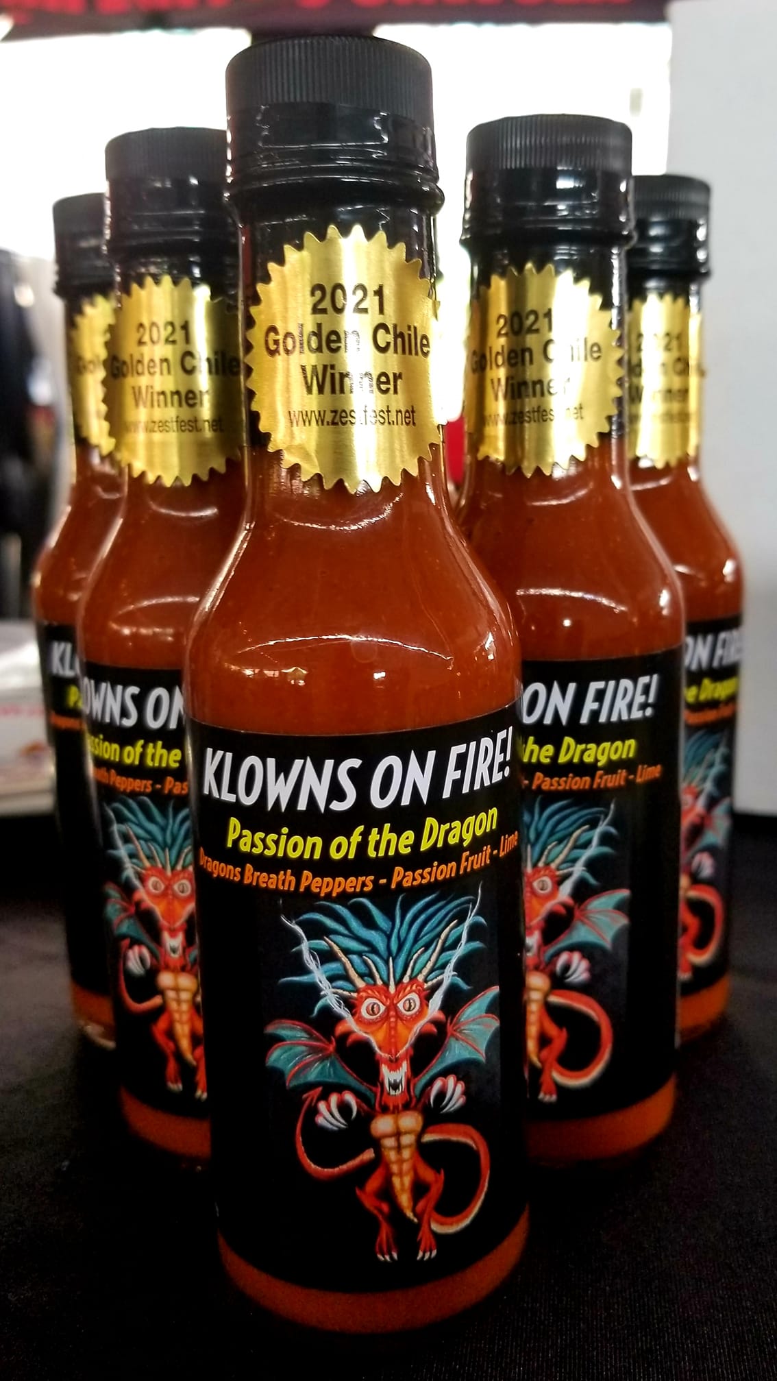 Klowns On Fire’s award-winning Passion of the Dragon flavor