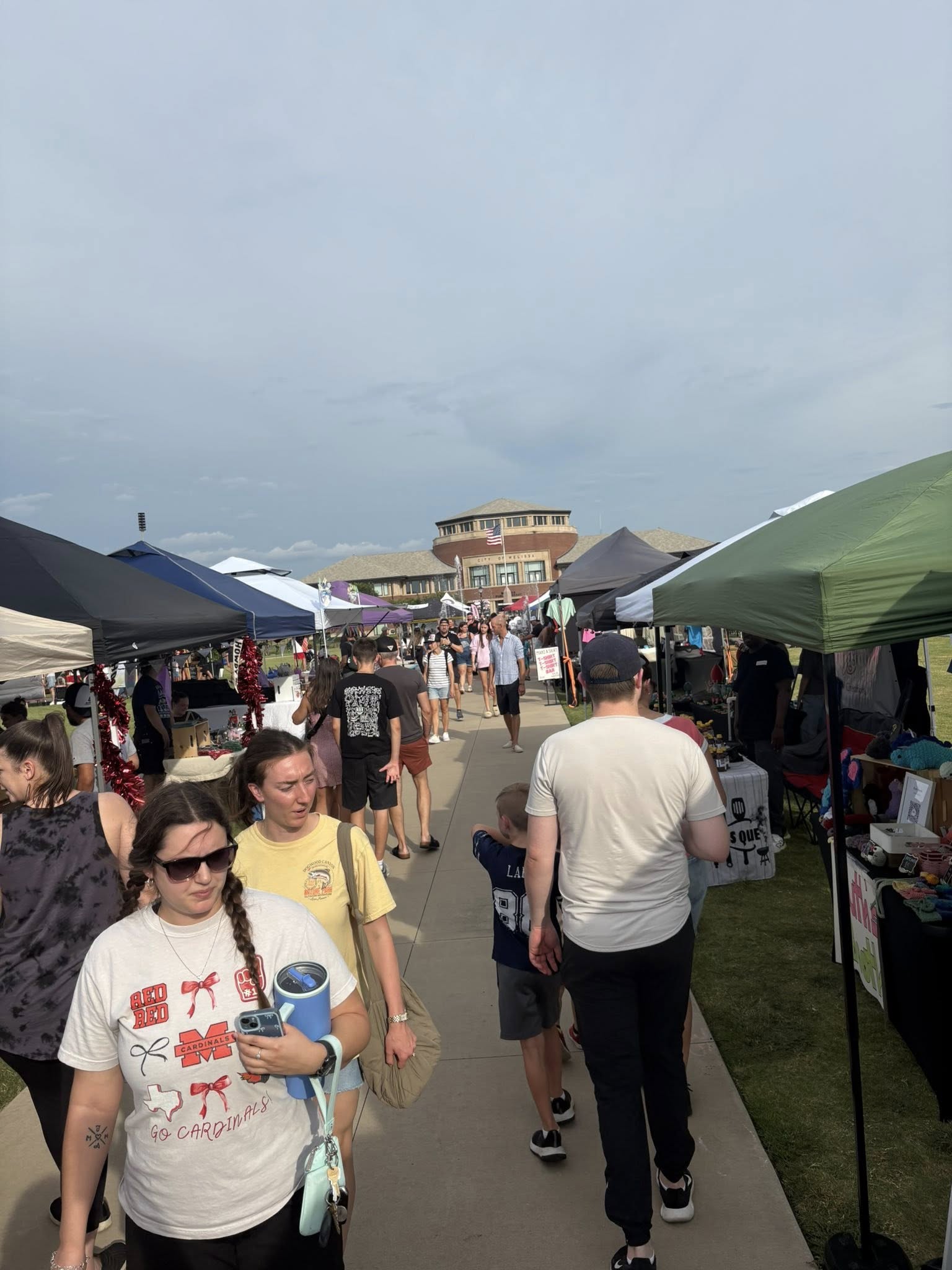 Packed and vibrant: Melissa Farmers Market on a summer Saturday