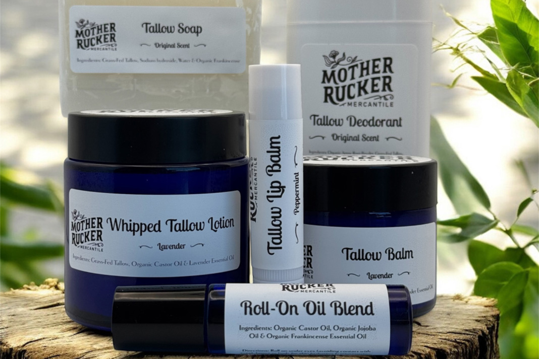 Mother Rucker Mercantile tallow skincare products